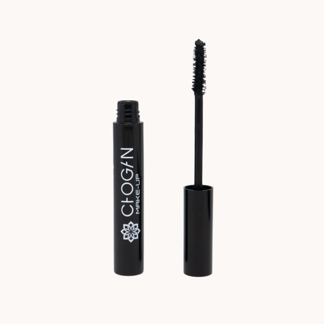 Chogan Mascara Extra Volume – Mascara mit Carnaubawachs, Bienenwachs und Panthenol für langanhaltendes Volumen, Glanz und getrennte, geschwungene Wimpern dank innovativer Bürste
