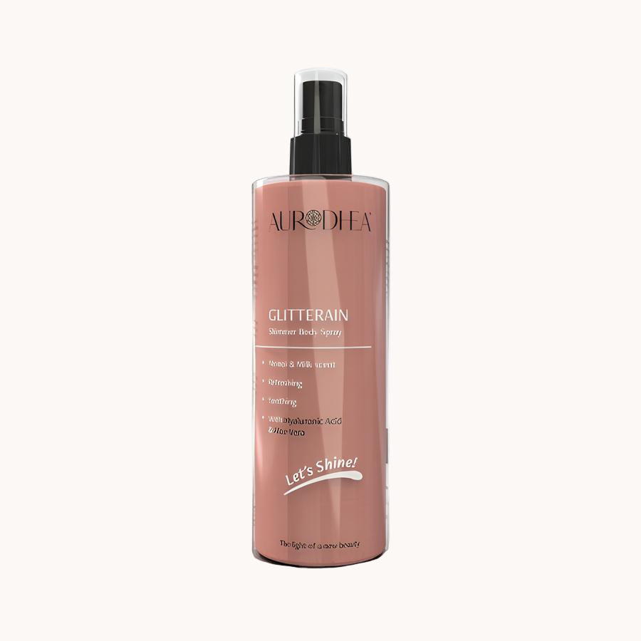 GLITTERAIN – Golden Shimmer Body Spray (Scented with Monoi &amp; Milk)