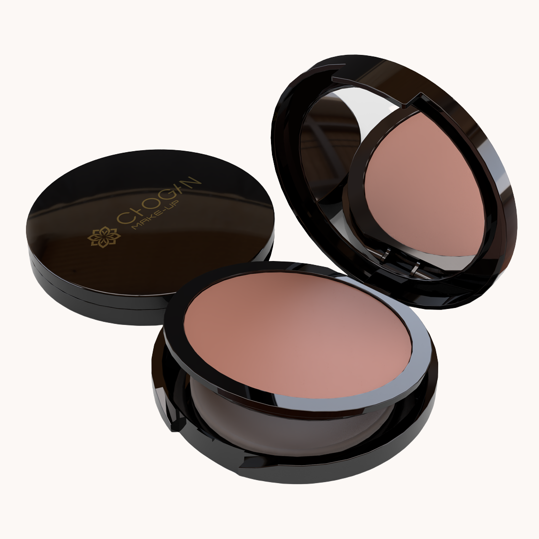 Chogan SILK FACE Kompaktpuder mit cremiger Textur für natürliches, frisches Make-up und glatte Haut